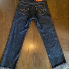 未使用日本製EDWINジャージーズデニムジーンズパンツ ストレッチ濃紺インディゴの画像