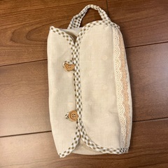 ティッシュカバー　吊り下げ式の画像
