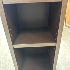 ★リユースのサカイ高崎店★TJ11918  カラーボックス ダークブラウン H98×D22×W26 クリーニング済みの画像