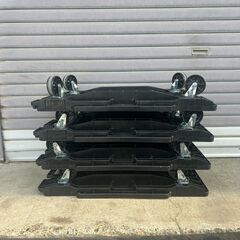 サンコー プラスチック 台車 サンキャリー 6839 4台セット...