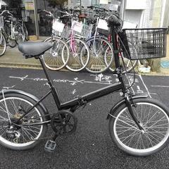 中古自転車３５９２　前後タイヤ新品！　折り畳み自転車　２０インチ...