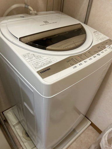 東芝　洗濯機　AW-6GM1 2022年製