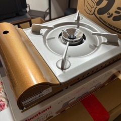 ほぼ新品&ガス缶11本付・イワタニカセットコンロ 達人スリム ◼...
