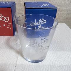 未使用　HelloKitty　グラス　キティちゃん　2個セットの画像