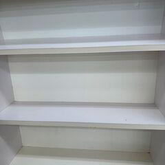 ★リユースのサカイ高崎店★TJ11921  本棚 白 H98.5×D36×W91 クリーニング済みの画像