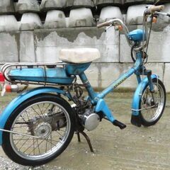 レストアベース/不動車　THE昭和の名車　ホンダ　ロードパル　NC50　圧縮〇/書有/キー無/欠品有の画像