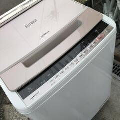 HITACHI 日立 ビートウォッシュ 9.0kg 全自動洗濯機 ナイアガラビート洗浄 BW-V90C 2019年製 直接引取OKの画像