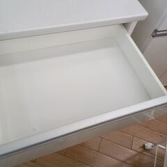 ★ジモティ割あり★ ユーアイ 食器棚 グレー H195×D45×W89 クリーニング済み TK5576の画像