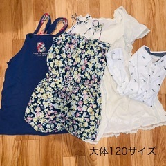 女の子子供服　キッズガールズ　大体120cm 4着セット