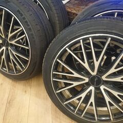 ◇HOT STUFF Precious アルミ４本・１９インチ８Ｊ×４３・２２５/４５Ｒ/１９◇の画像