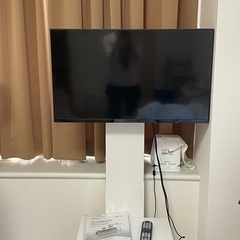 テレビ台付き　aiwa 液晶テレビ　TV-32HB10W