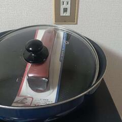 tーfal ウォックパン 取っ手付きの画像