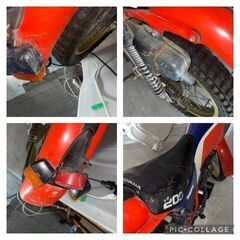 HONDA　TLR200　バイク　MD09型　部品取　レストアベース　＃2の画像