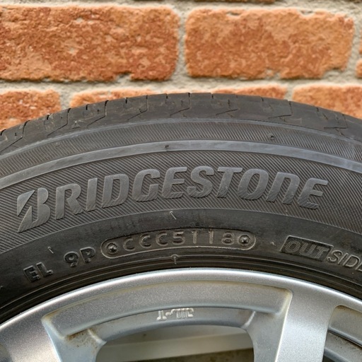 夏タイヤ9分山ブリヂストン