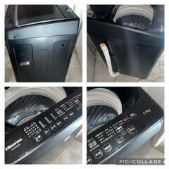 Hisense　洗濯機　2018年式　HW-G55E5KK　＃1の画像
