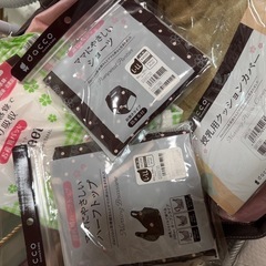 産褥ショーツ・ブラセットと授乳クッションカバー、産褥パッド1枚
