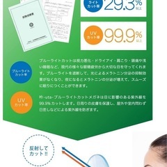 【新品】ブルーライトカット メガネ 度なし 男女兼用 軽量 眼鏡 伊達メガネ 透明の画像