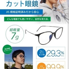 【新品】ブルーライトカット メガネ 度なし 男女兼用 軽量 眼鏡 伊達メガネ 透明の画像