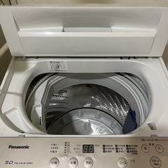 洗濯機(パナソニック　NA-F50B13)の画像