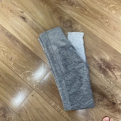 グレー グラデーション ヨガパンツ Mサイズの画像