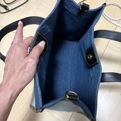 coach 中古　デニムバッグの画像