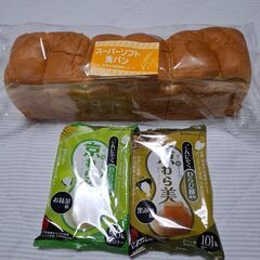 食パン、こんにゃくわらび餅