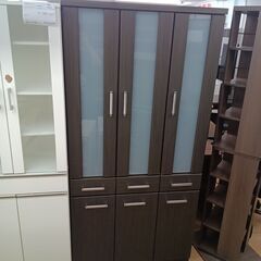 ★ジモティ割あり★ NITORI 食器棚 ブラウン H180.7...
