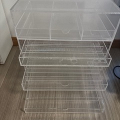 透明収納ケースの画像