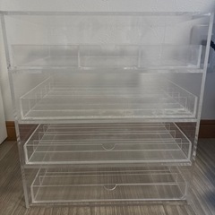 透明収納ケースの画像