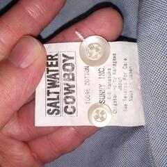 ブルー　シャツの画像