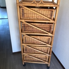 籐　チェストの画像