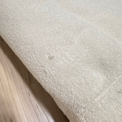 ニトリ　タオルケット　セミダブル白の画像
