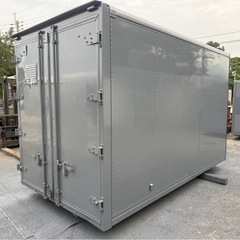 No.926 アルミバン 2t 車  アルミ 箱 バイク 倉庫 トラック コンテナ 米 保管庫 物置 DIYの画像