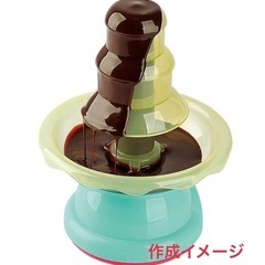 チョコレートファウンテンの画像