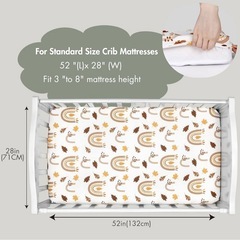 【新品】コットカバー 簡易ベッドカバー 2枚セット 70×130cm 通気性 伸縮性の画像