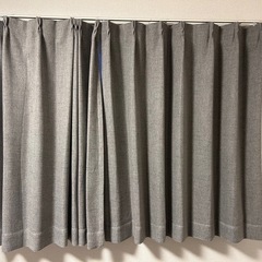 ニトリ　遮光カーテンレースカーテンセットの画像