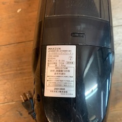 MAXZENコード付きハンディクリーナー　電源コード式掃除機スティッククリーナーの画像