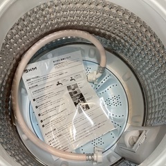 【取りに来られる方限定】　AQUA 全自動洗濯機　5.0kg 2022年製の画像
