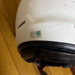 Araiラパイドネオ ホワイト 57-58cm おまけクリアシールド付き！！の画像