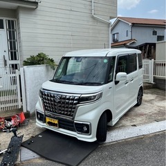 後期型仕様！スペーシアcustomハイブリッド　ターボの画像