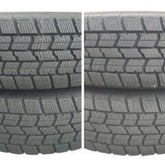 14㌅アルミホイール(BADX LOXARNY SPORT RS–10)とスタッドレスタイヤ(GOODYEAR ICE NAVI 7)の4本セット  2024年製造の画像