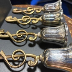 ハンドベル　4個　中古品　美品の画像