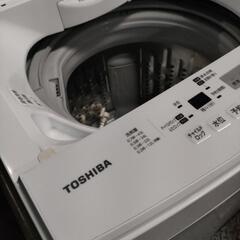 TOSHIBA 東芝  全自動洗濯機 4.5kg ピュアホワイト AW-45M5(W)の画像