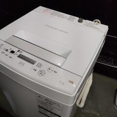 TOSHIBA 東芝  全自動洗濯機 4.5kg ピュアホワイト AW-45M5(W)の画像
