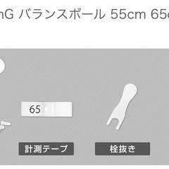 65cmバランスボールの画像