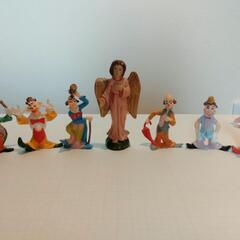 ピエロ　天使　7体　フィギア　人形　おもちゃ　骨董品　　
