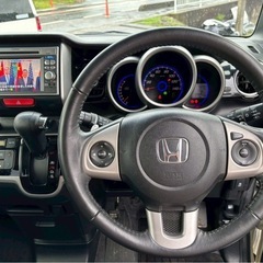 ホンダ N-BOXカスタム GターボLパッケージ★総額27.8万円★車検コミコミ！内外装良好 機関良好♪両側パワスラ TV Bカメラ パドルシフト クルコン 純正アルミ 修復歴なし！の画像
