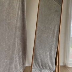 無印良品　木製スタンドミラー