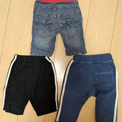 100cm春夏ズボン3点セットの画像