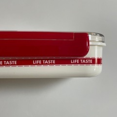 【未使用】弁当箱　Life Taste 仕切り付き弁当箱 470mlの画像